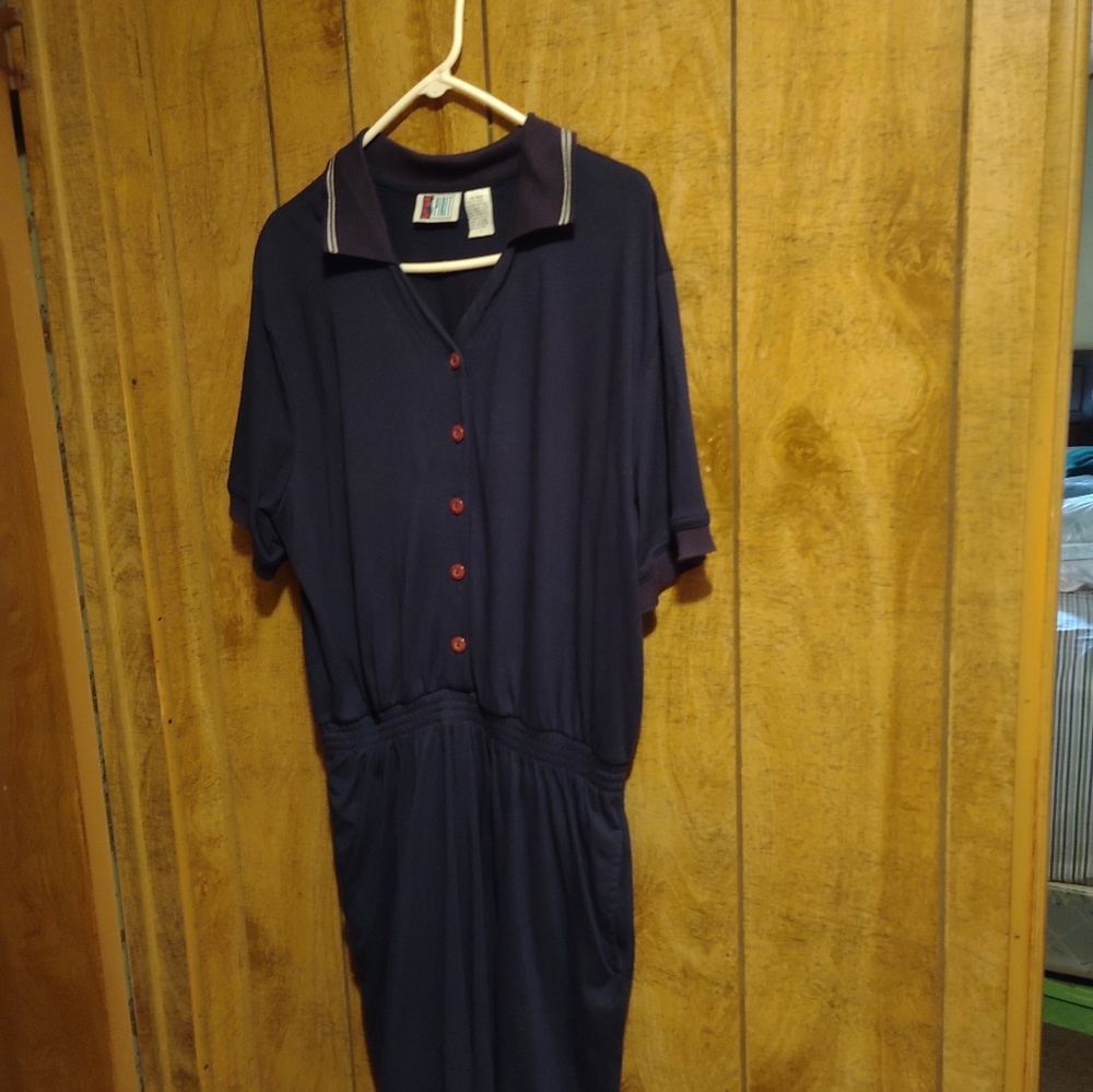 VINTAGE,BOLD SPIRIT ALL IN ONE JUMPER/ROMPER. SIZE WOMEN'S LARGE.